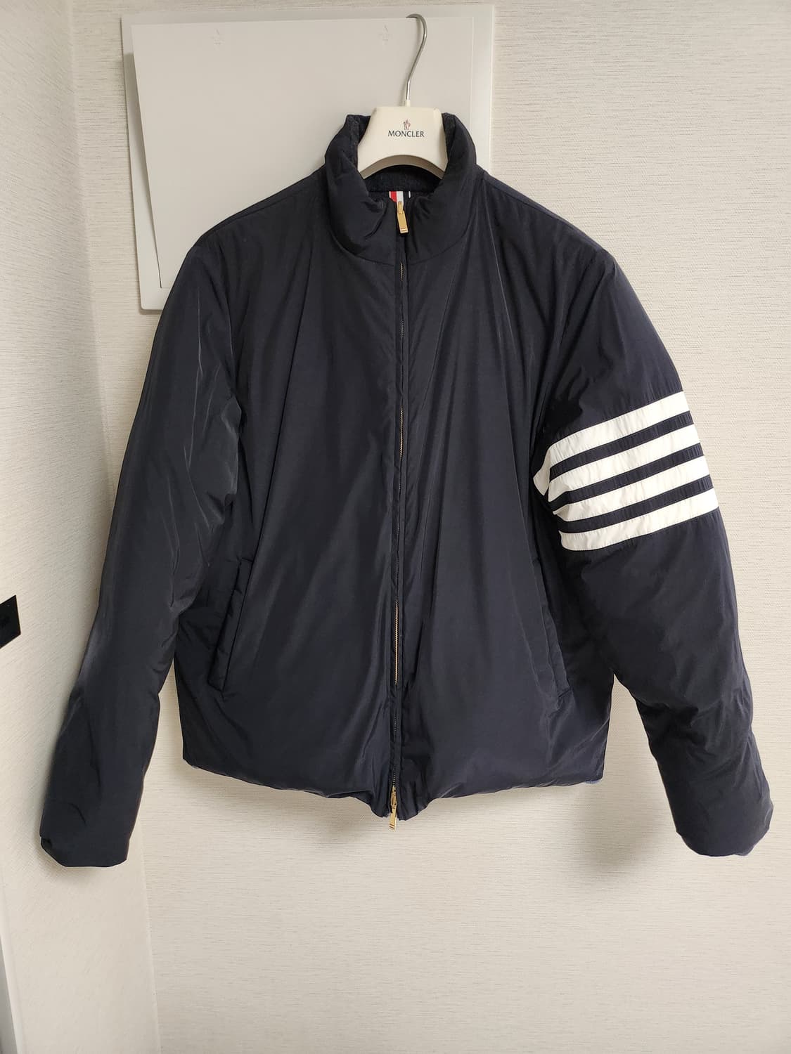 톰브라운 도네갈 리버시블 트위드 사선 양면패딩 3사이즈 상품이미지9