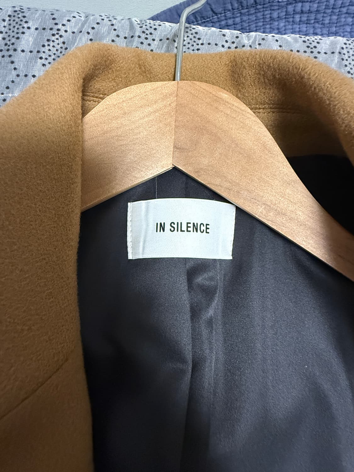 인사일런스 케시미어 싱글코트 베이지 L 상품이미지3