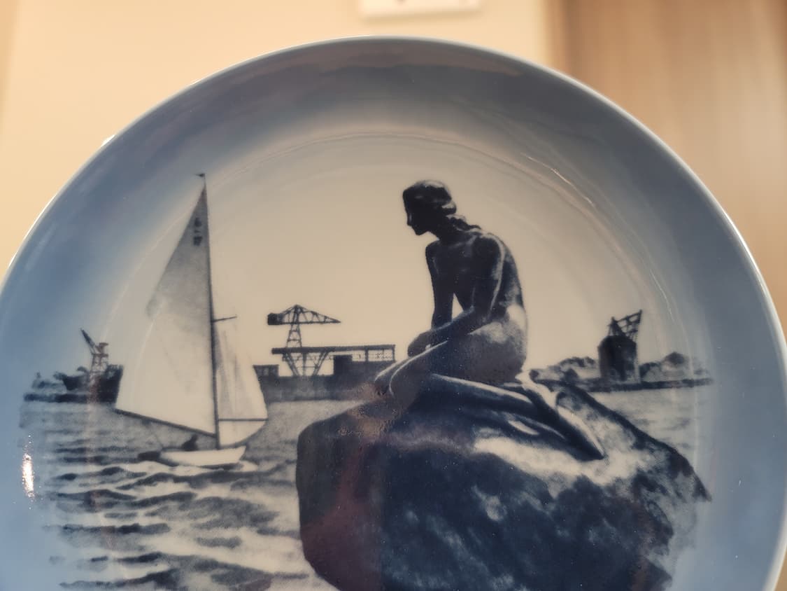 코펜하겐 인어 접시 상품이미지2