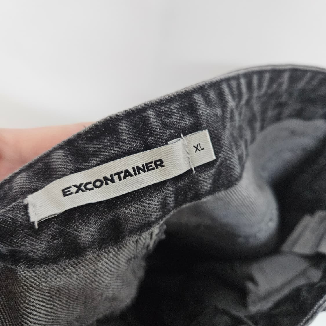 엑스컨테이너 벌룬핏 워싱 블랙진 30 상품이미지4