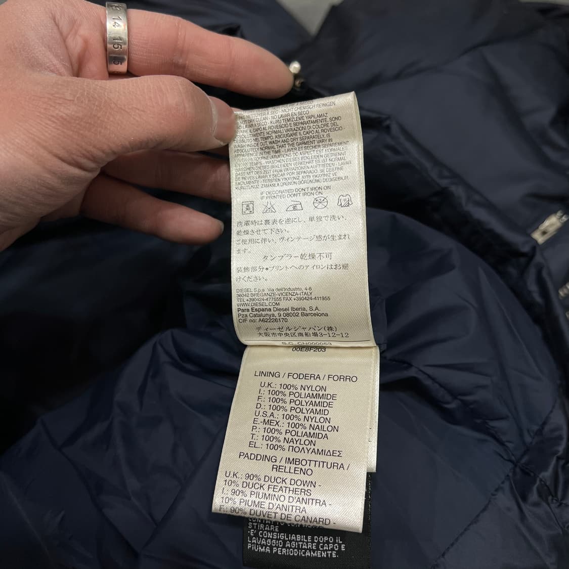  디젤 투웨이 나일론 롱패딩 y15237 상품이미지9