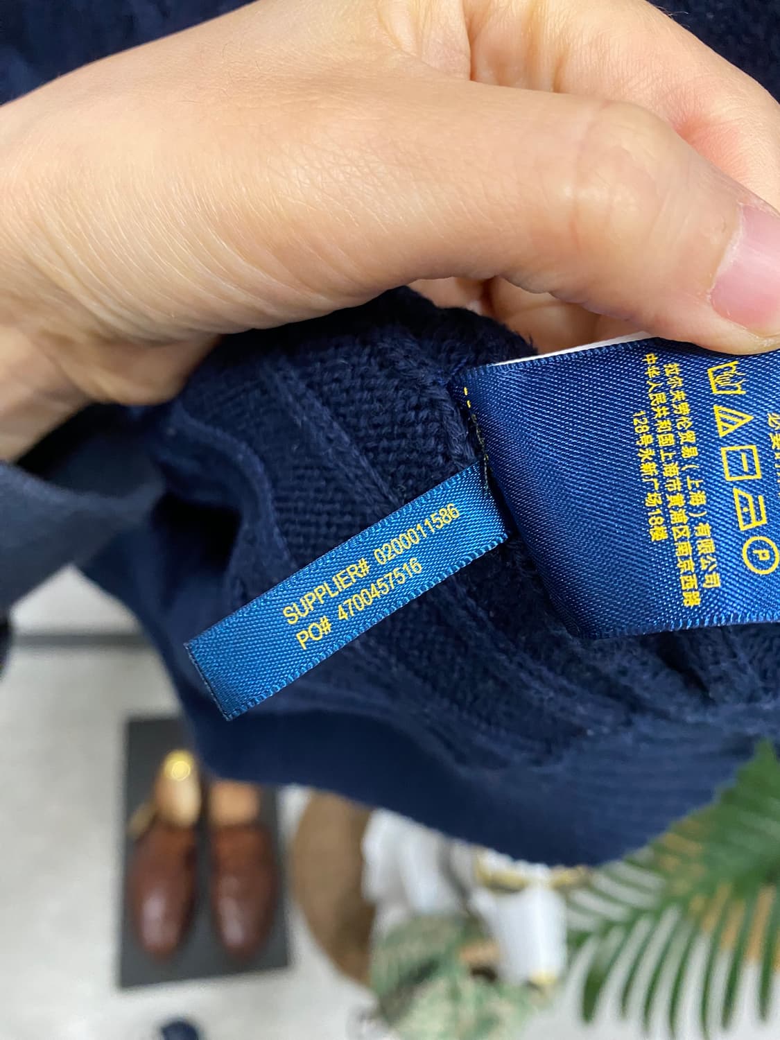 폴로 랄프로렌 케이블니트 네이비 상품이미지8