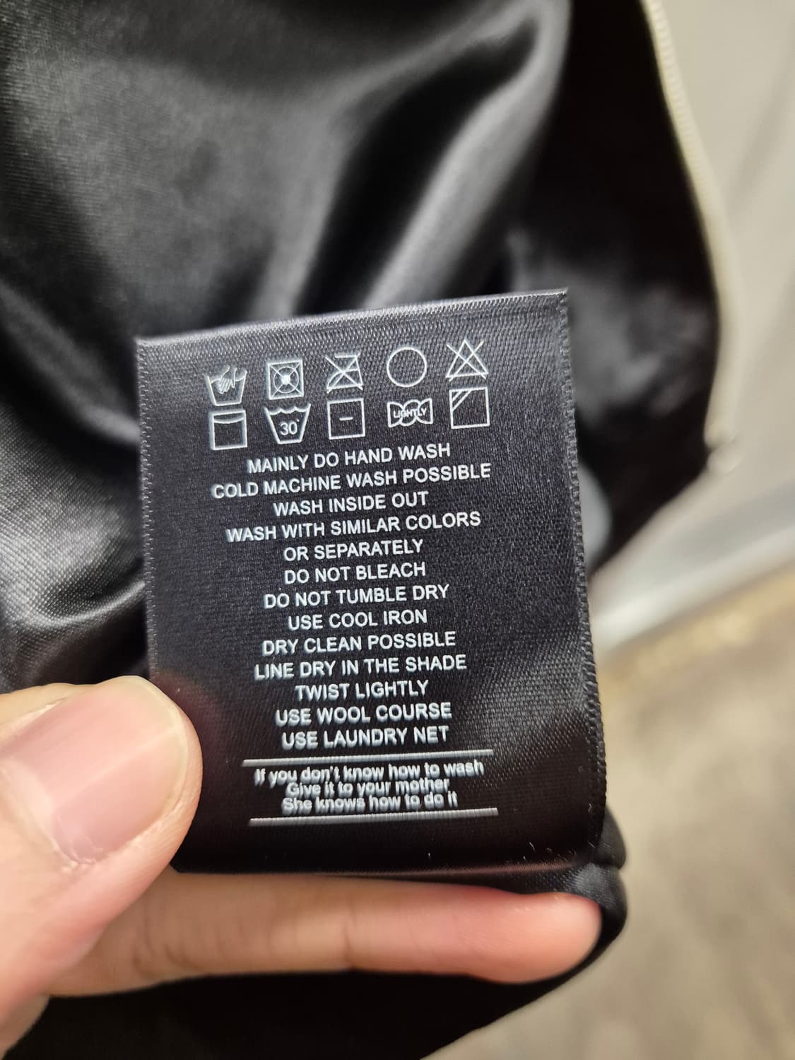 언더에어 블랙 플라워 자수 스카잔 S 상품이미지5