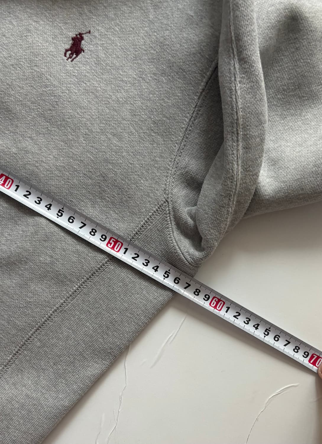 Polo 폴로랄프로렌 멜란지 그레이 후드티 상품이미지8