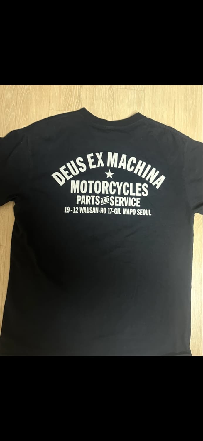 데우스 엑스 마키나 서울 오리지널 티셔츠 블랙 L 상품이미지2