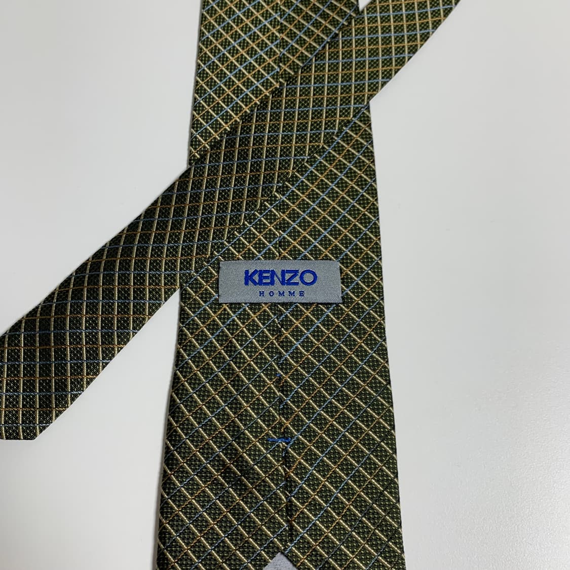 겐조(KENZO) 체크넥타이 명품 100실크 A+등급 상품이미지7