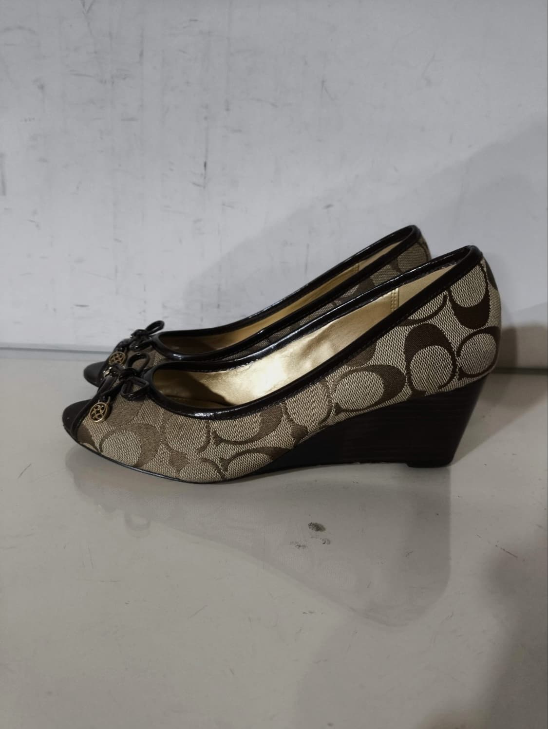 230mm 코치 웨지힐 구두 상품이미지2