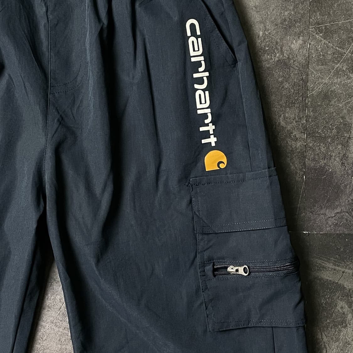 CARHARTT 칼하트 네이비 카고 하프팬츠 A01094 상품이미지3