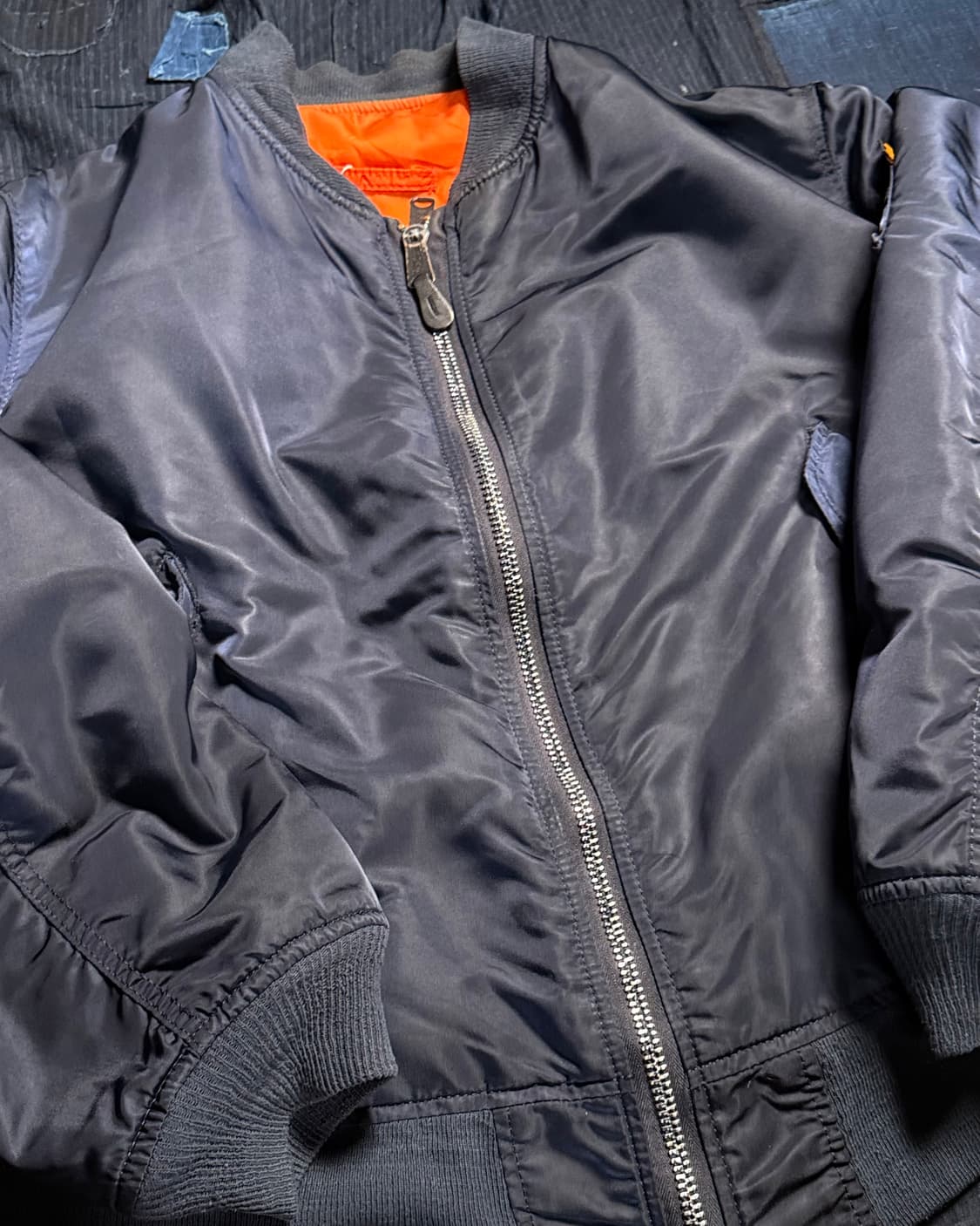 90‘s 알파인더스트리 MA-1 플라이트 자켓 XXL 상품이미지2