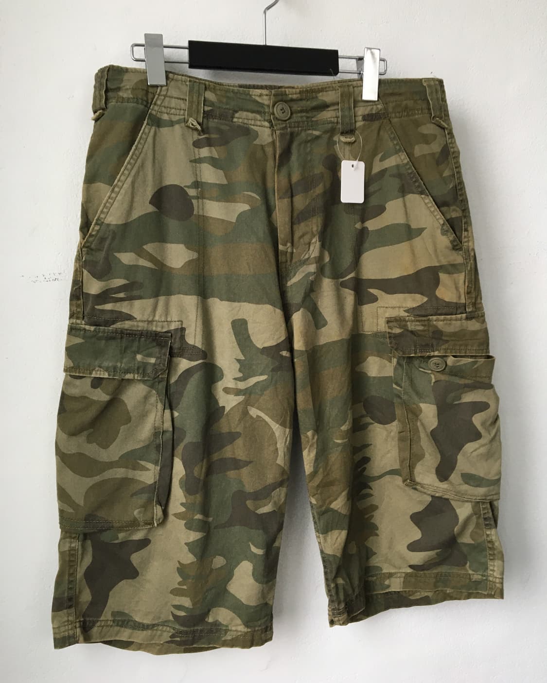 Camo pattern cago half pants 상품이미지4