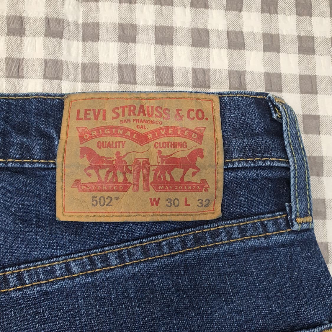 리바이스 502 스판 데님 청바지 남자30 상품이미지6