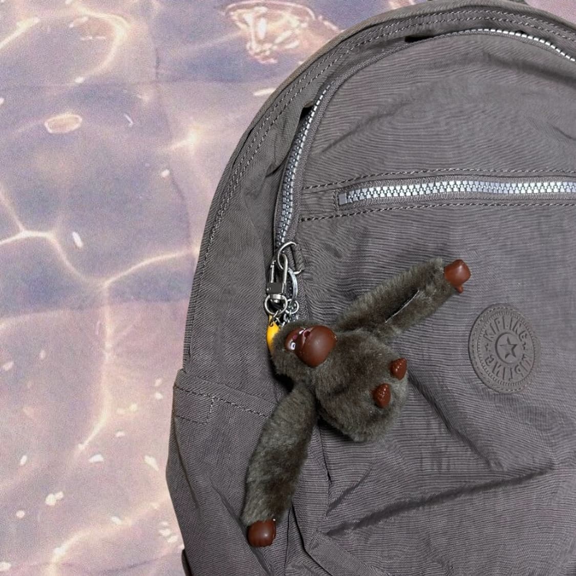  키플링 백팩 가방 모카 브라운 고릴라 키링 y2k 상품이미지2