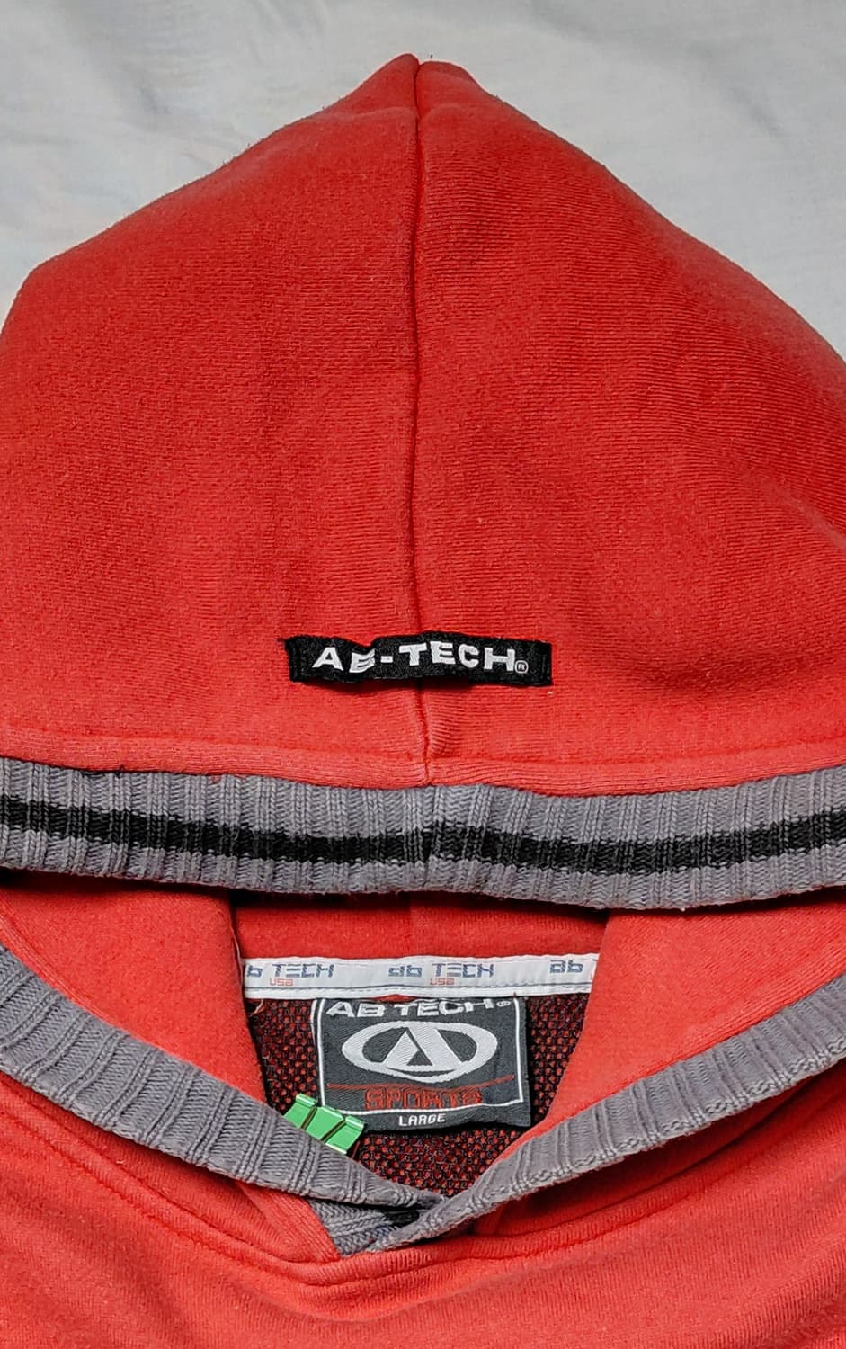 남여공용 90-00's AB-TECH USA 올드스쿨 오버핏 기모 후드티 상품이미지2
