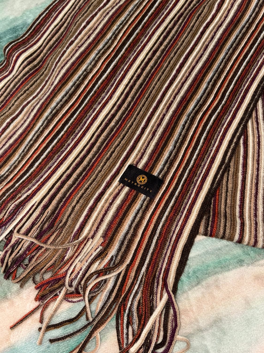 메트로 시티 스트라이프 머플러 상품이미지2