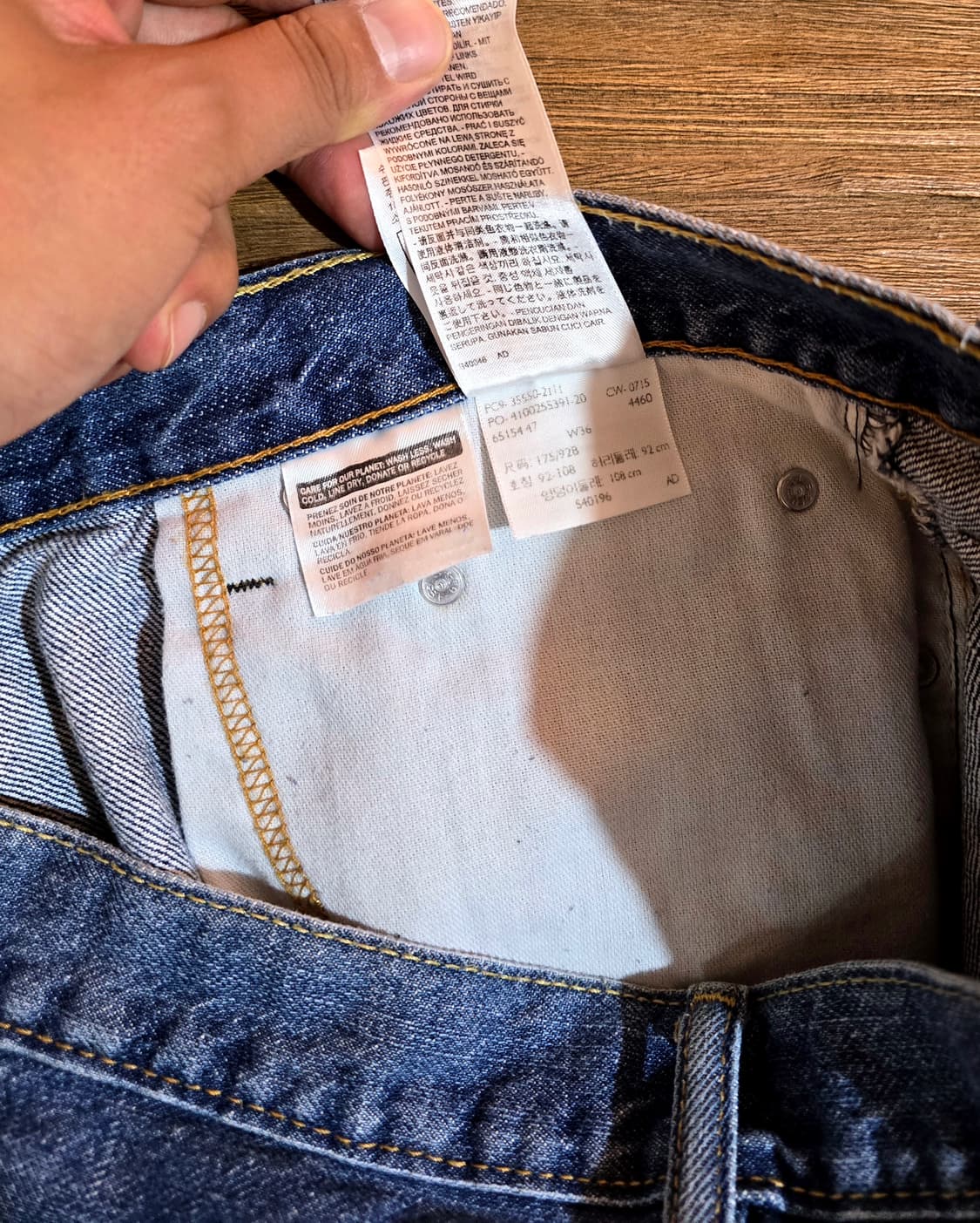 리바이스 550 데님 쇼츠 (Levis Denim Short) 상품이미지6