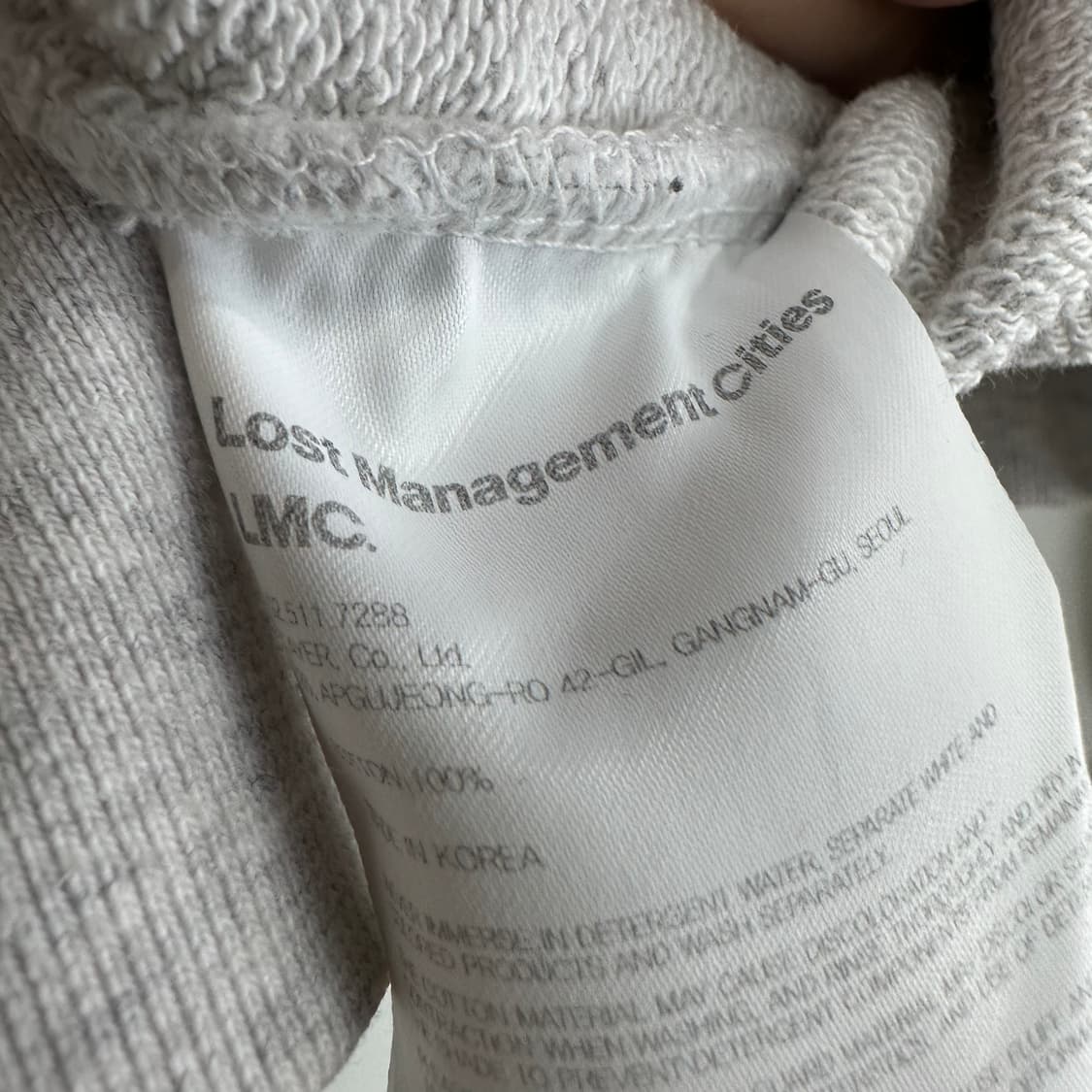 95 LMC 남자 루즈핏 맨투맨 상품이미지4