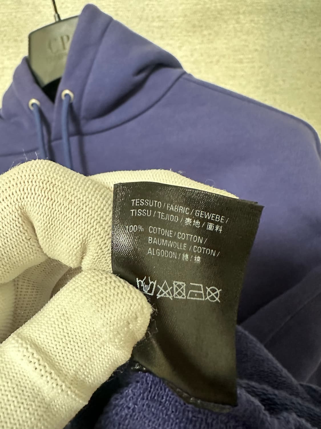 발렌시아가 웨이브로고 후드티 퍼플 (L) 상품이미지5