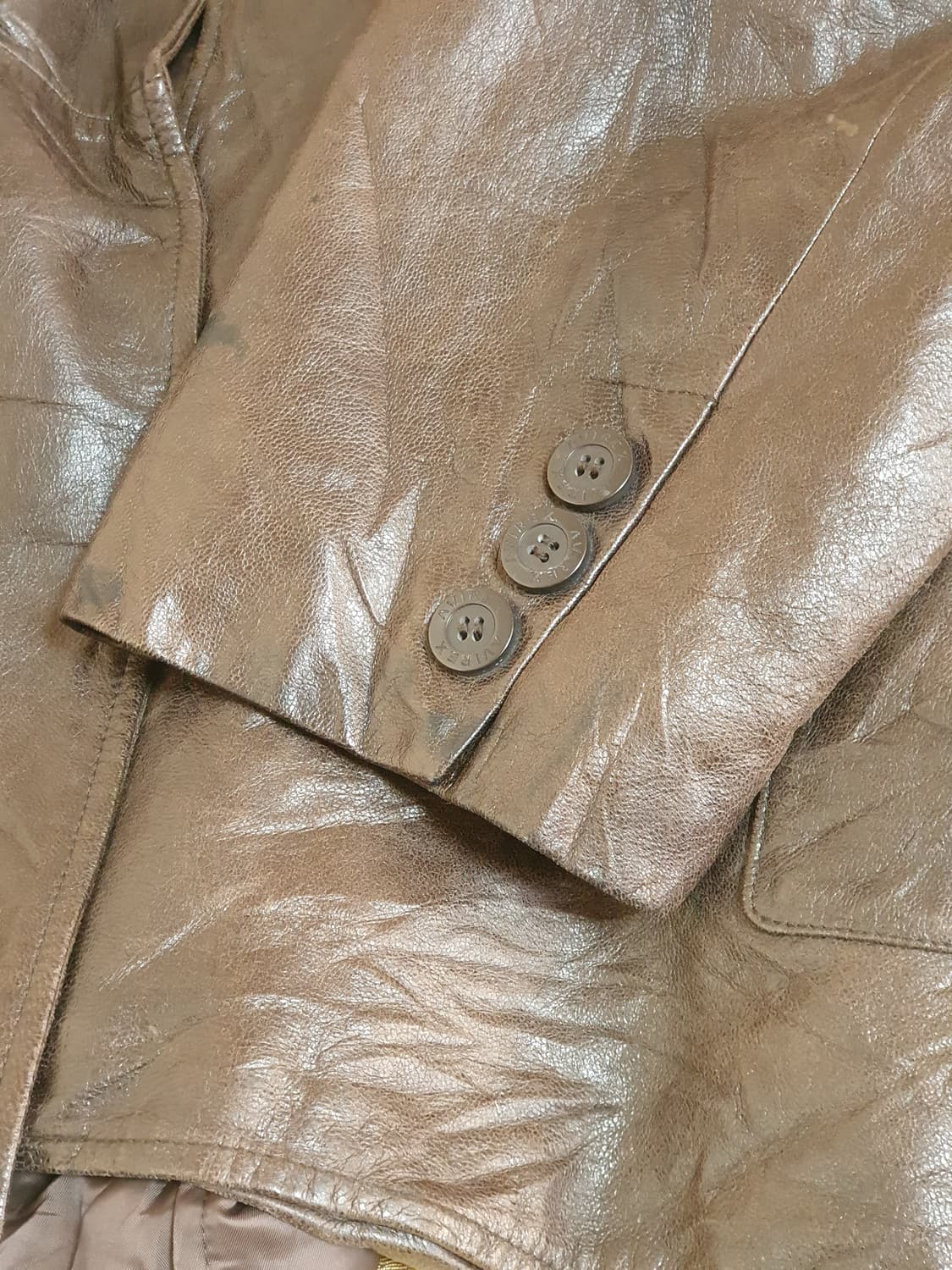 Avirex 가죽 자켓 5 XL 상품이미지10