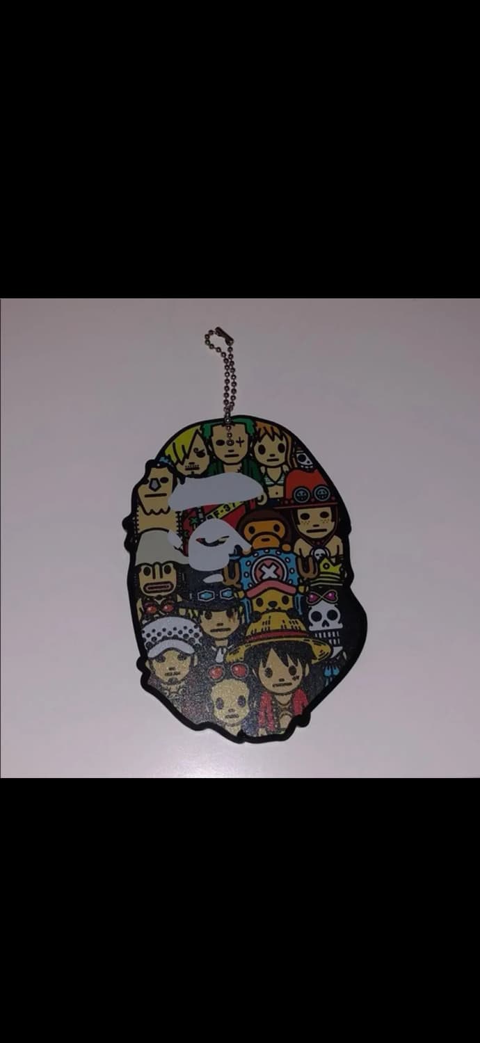 베이프 X 원피스 콜라보 한정 아크릴 카드케이스 키홀더 OS 상품이미지3