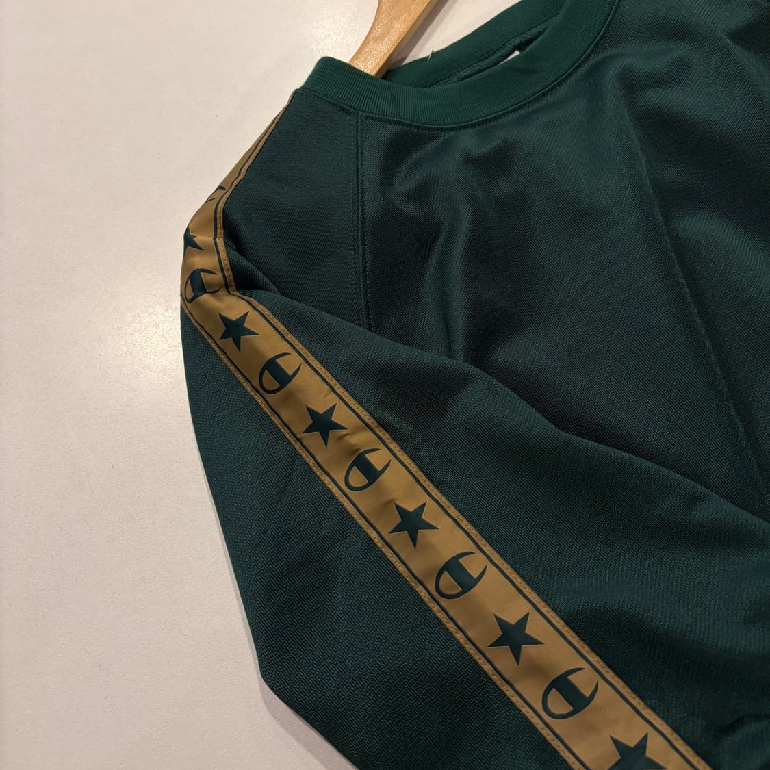 [L] 챔피온 그린 스타 트랙 풀오버 맨투맨 D523 상품이미지3