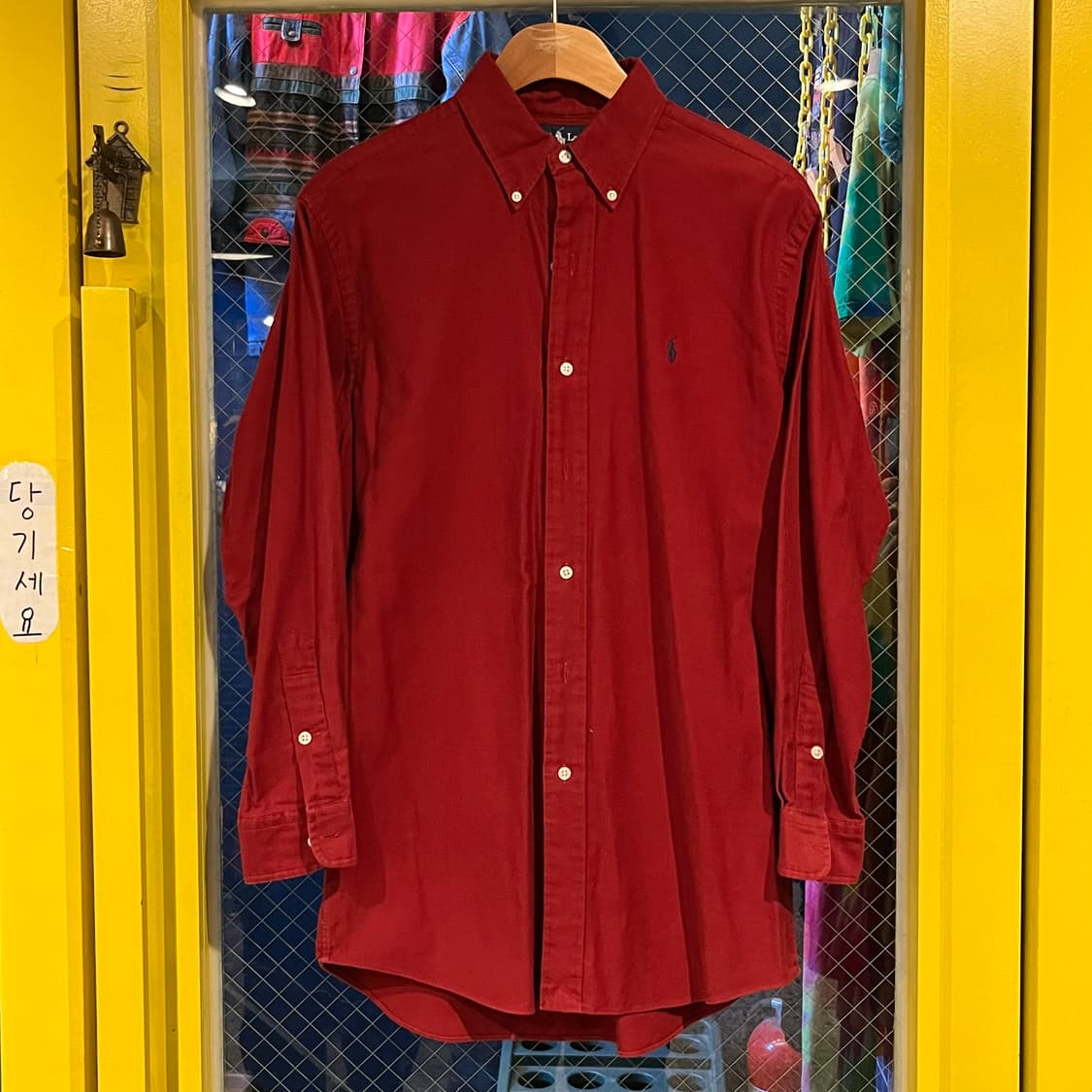 POLO 폴로 레드 코튼 긴팔 셔츠 상품이미지6