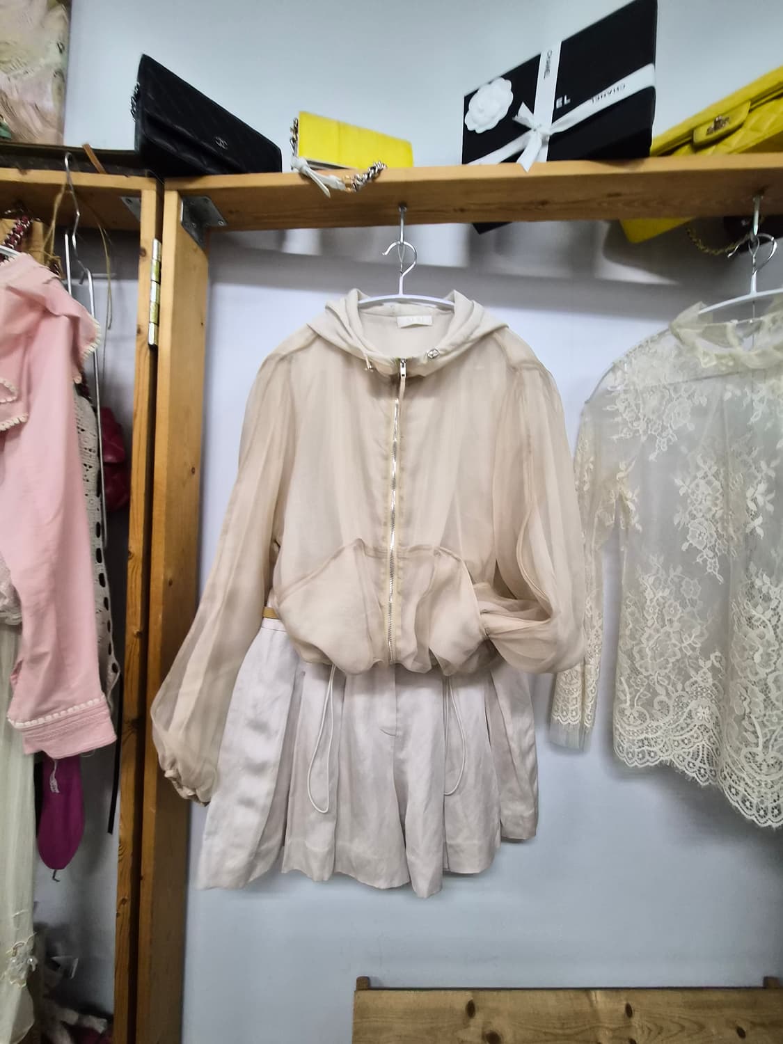 SJSJ 벌룬 후드 집업 상품이미지2