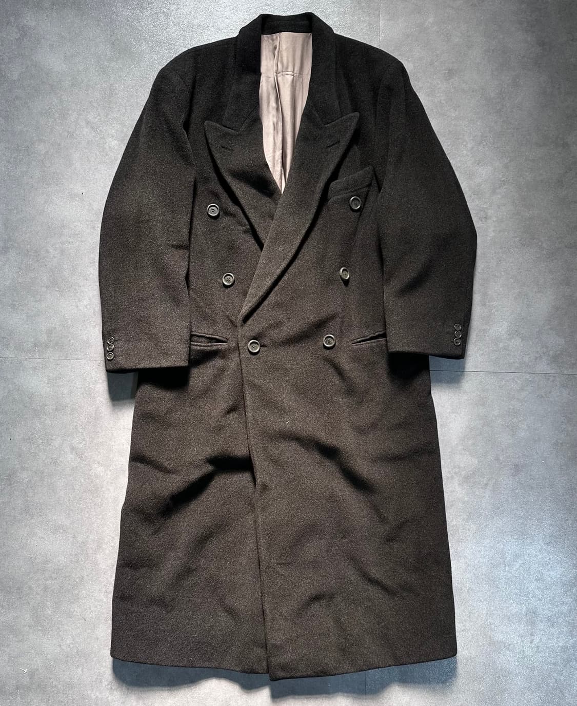 휴고보스 울 그레이 더블 코트 (va.59) 상품이미지1