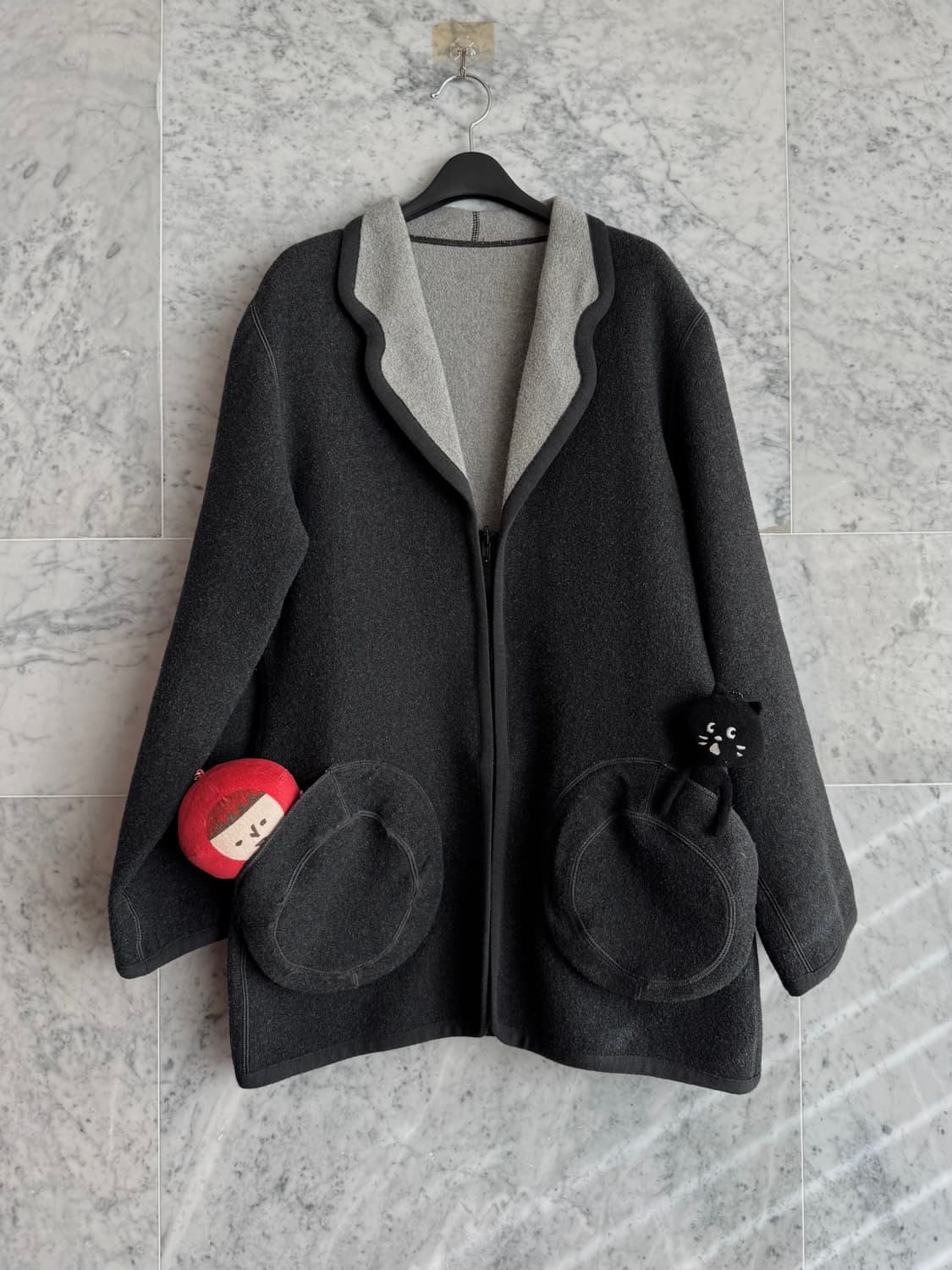 JUNKO 입체포켓 코트 상품이미지1