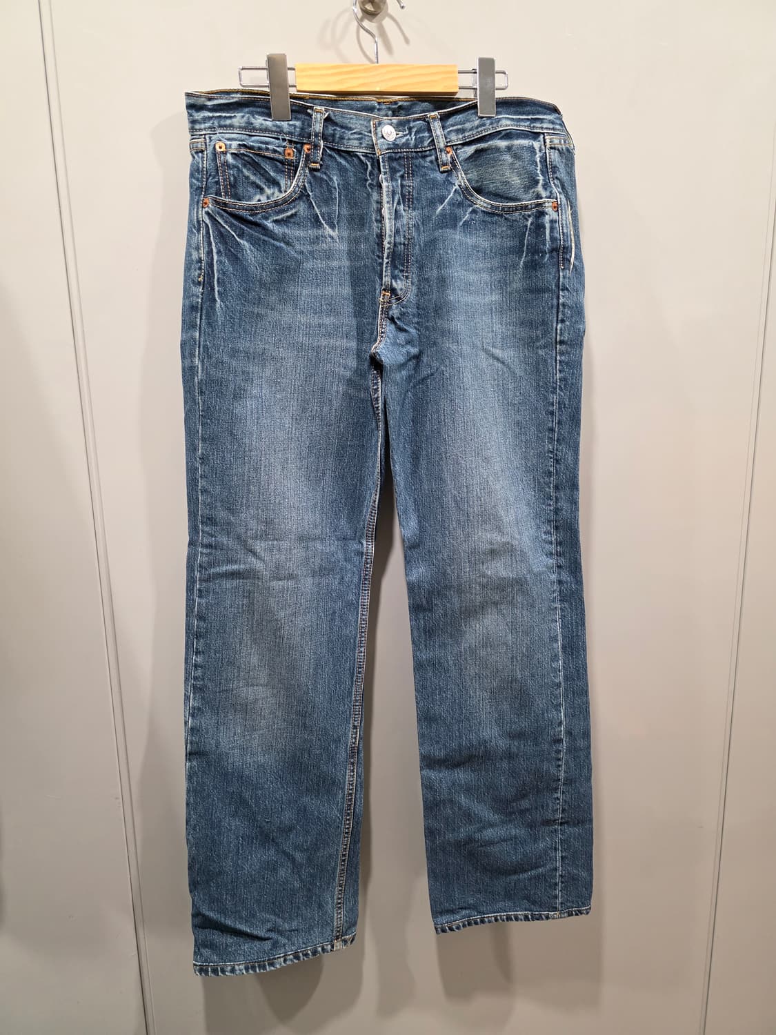 리바이스(Levi's) 501 오리지널핏 중청 청바지 상품이미지1