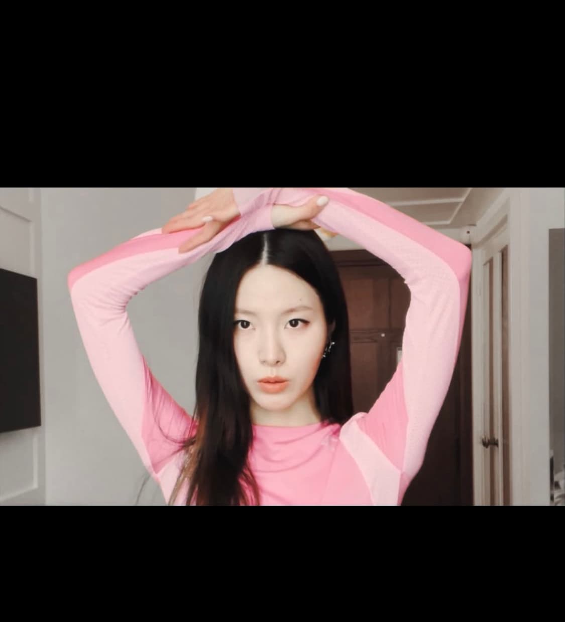 미스치프 피티드 져지탑M 핑크 상품이미지3