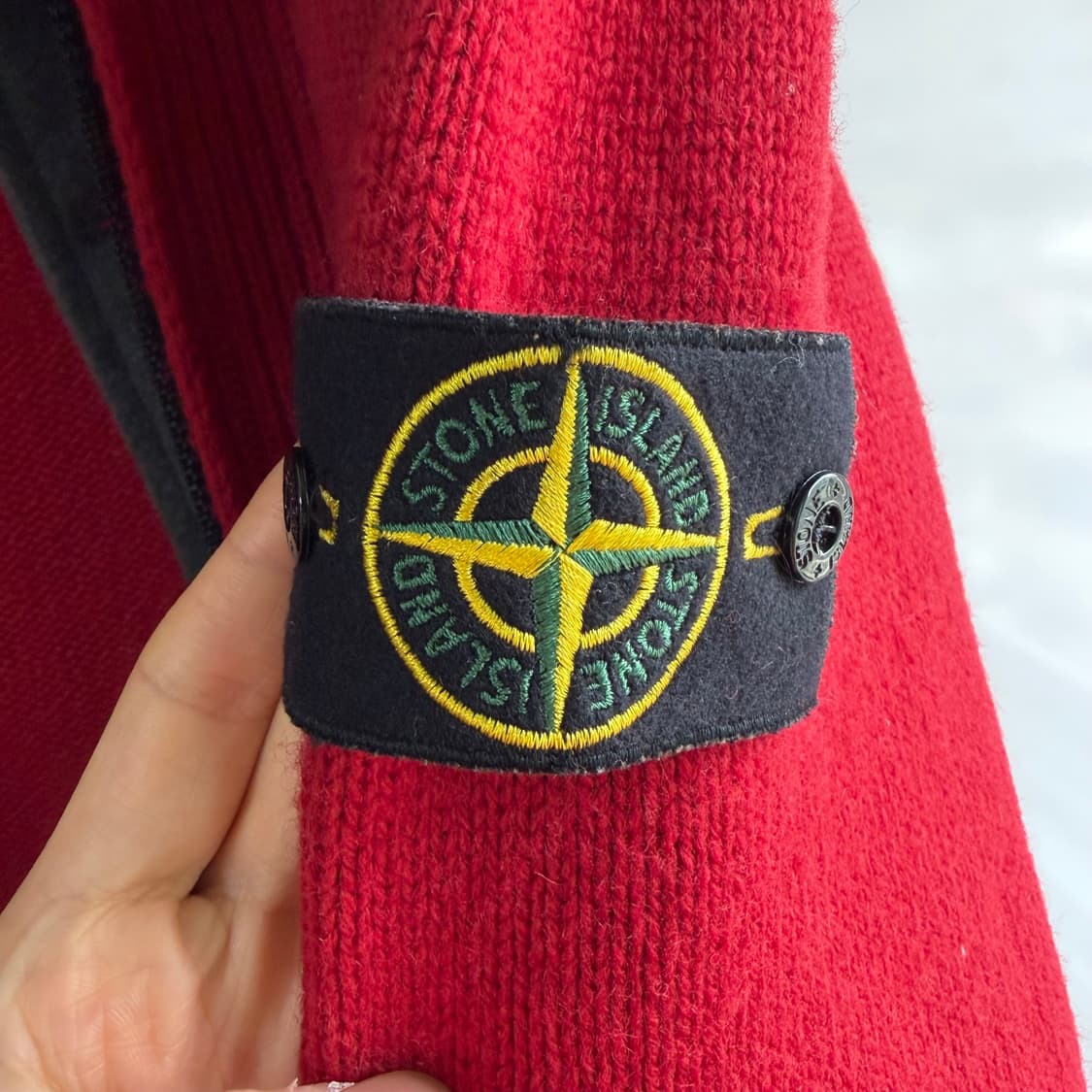 빈티지 스톤아일랜드 도킹 니트집업 상품이미지6