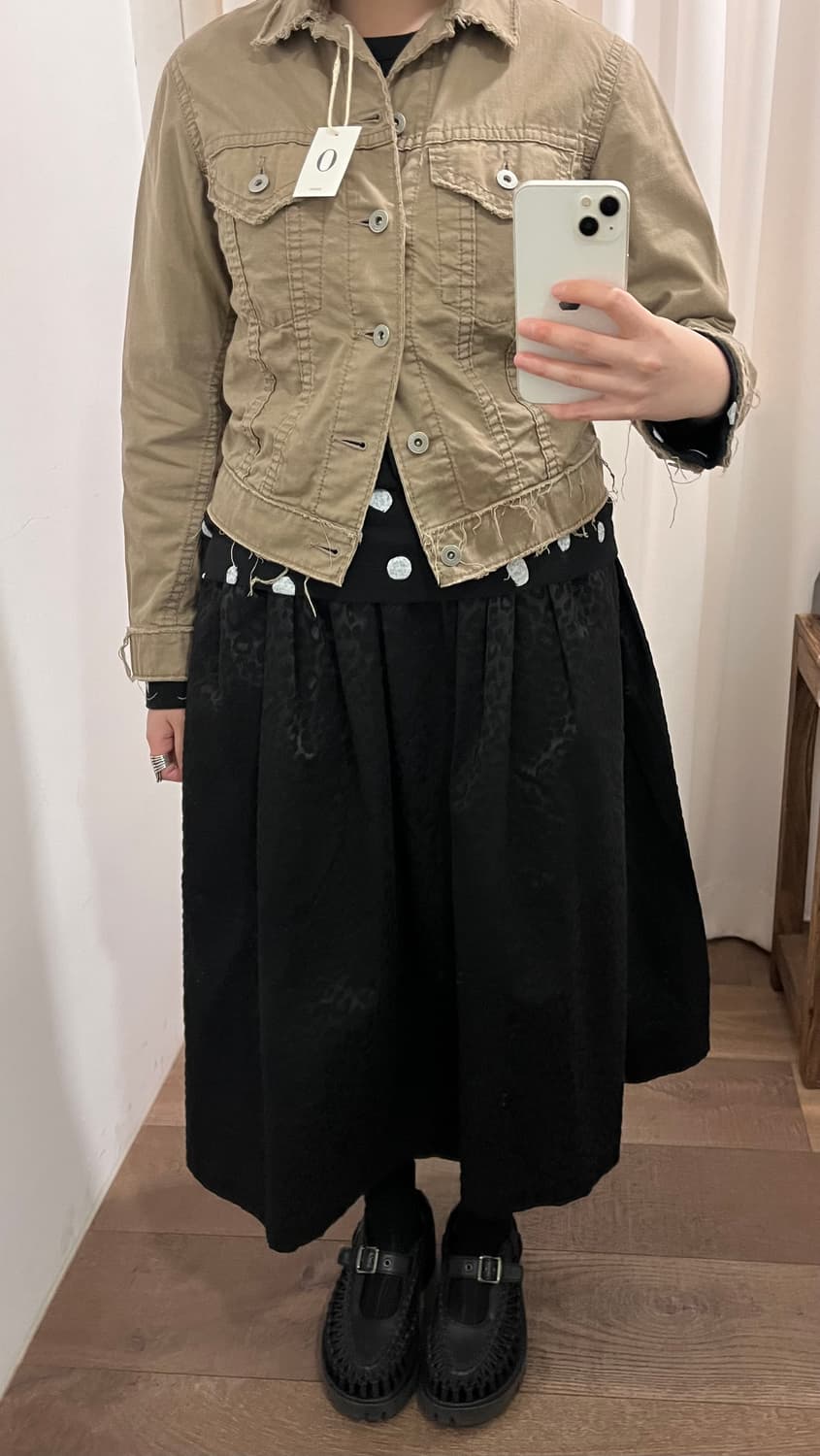 Distressed Cotton Trucker Jacket 상품이미지3