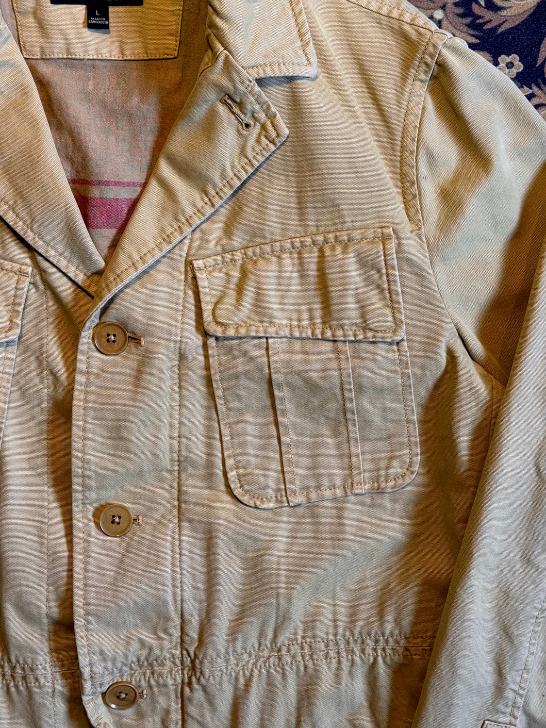 바나나 리퍼블릭 캔버스 사파리자켓  상품이미지3