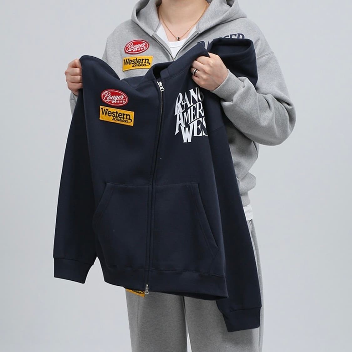 레인저 프린팅 패치 포인트 트레이닝 바지 상품이미지9