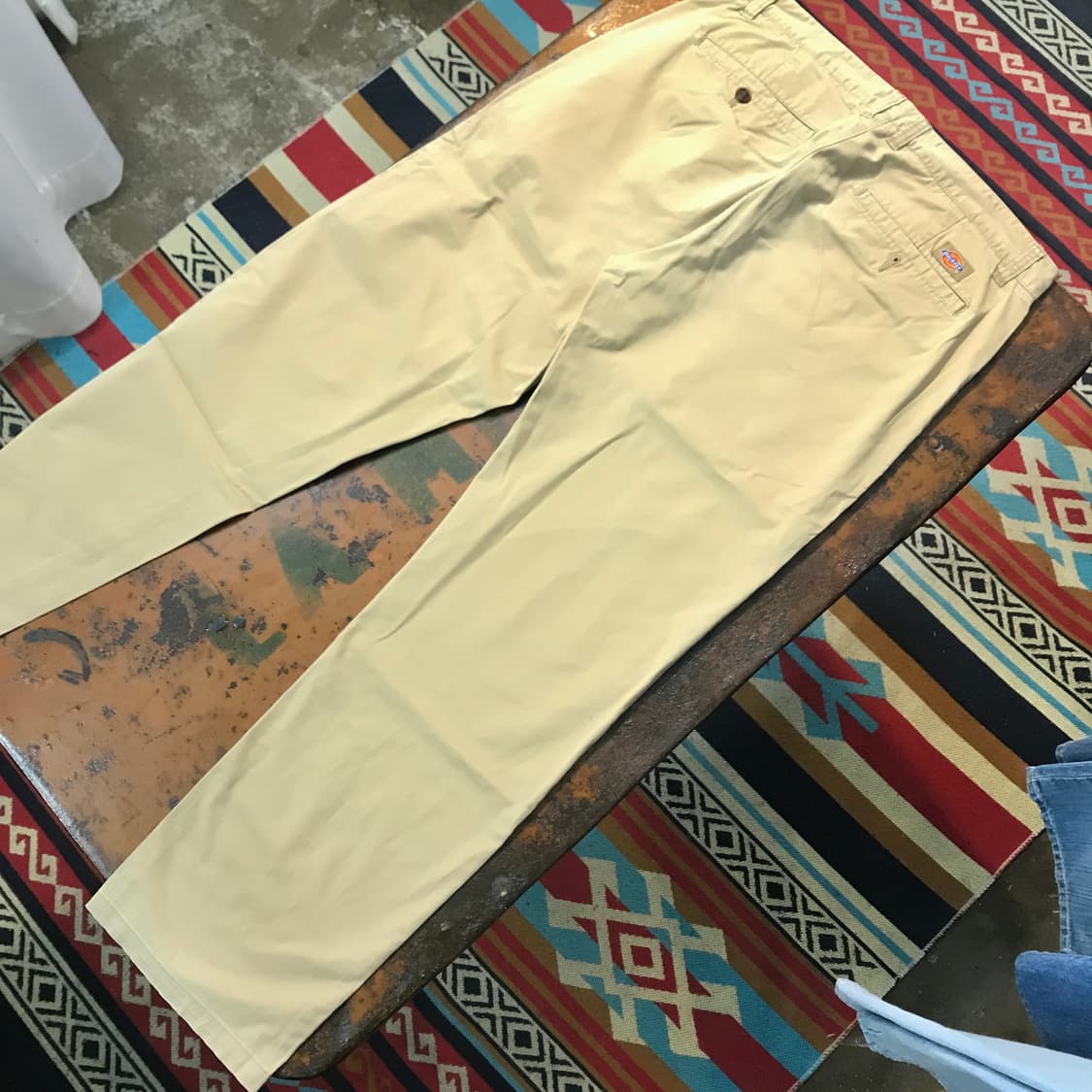 디키즈 베이지 스트레이트 핏 코튼 팬츠 허리 34 35 사이즈 상품이미지2