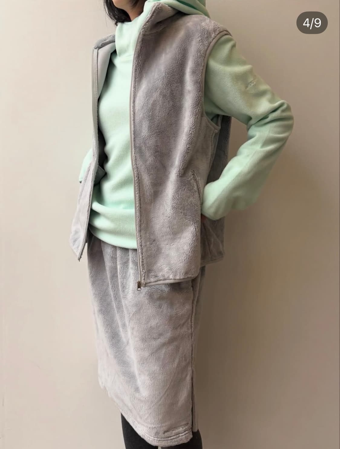 jichoi 25-004 MICRO POLAR FLEECE HOODIE 상품이미지3