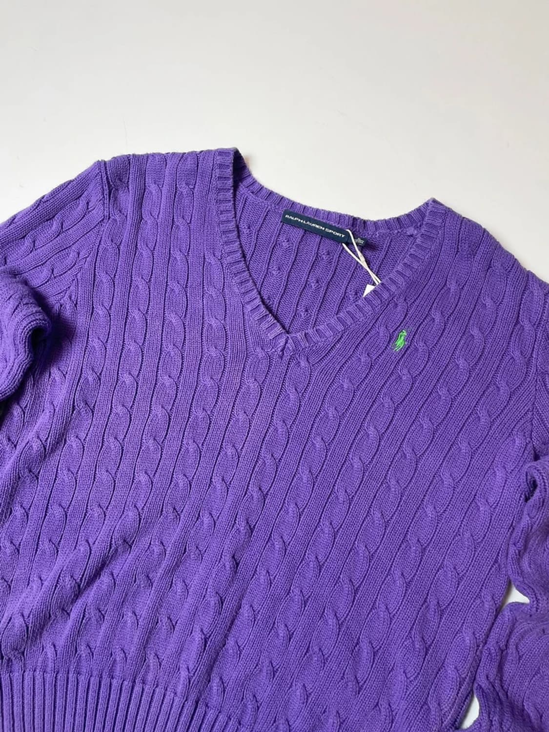 폴로 랄프로렌 스포츠 브이넥 케이블 니트 PN9448 상품이미지2