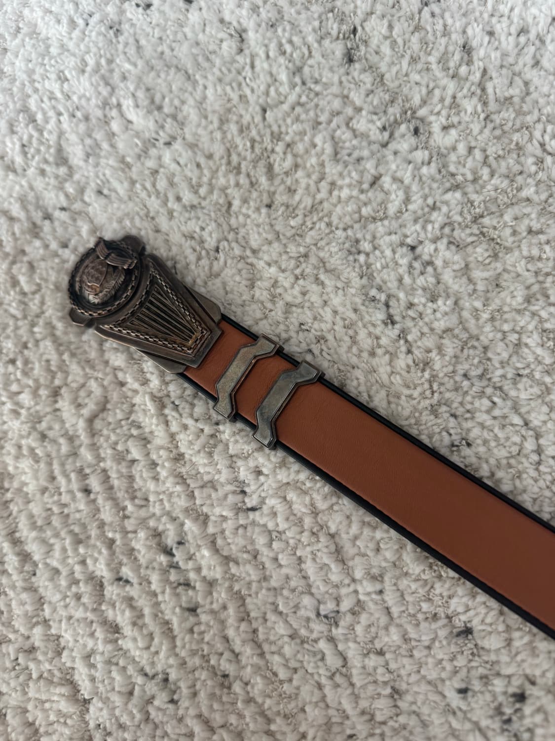 발망 메탈 브라운 벨트 85 상품이미지5