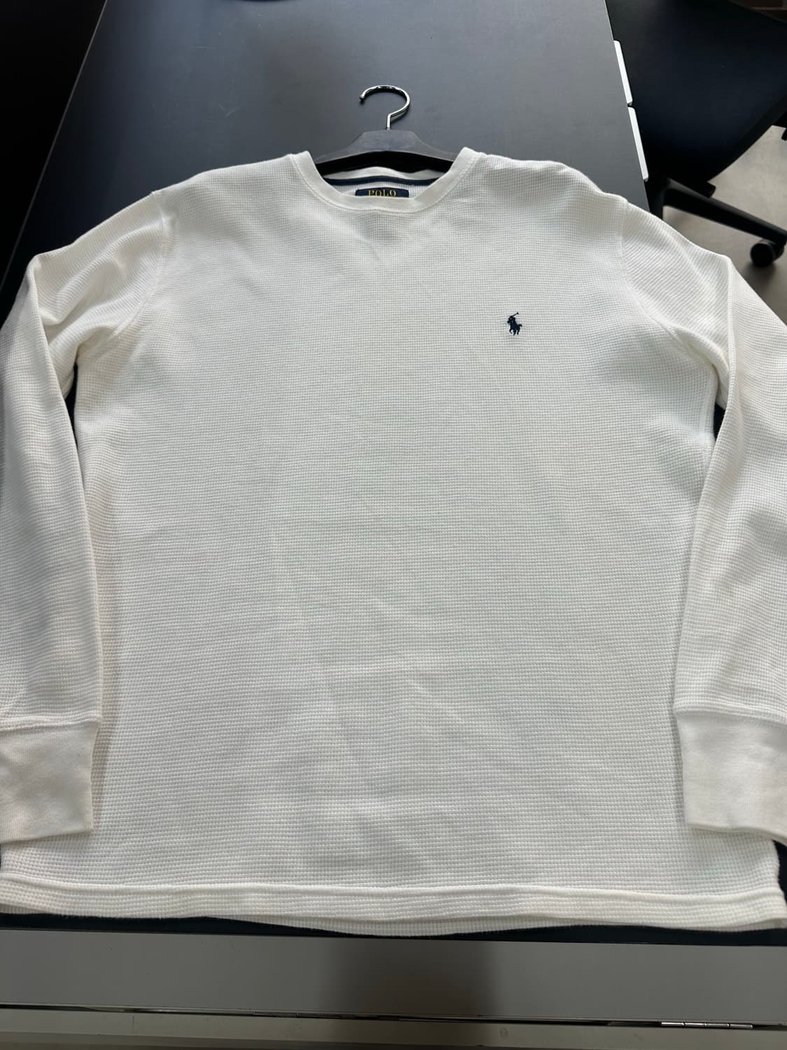 폴로랄프로렌 와플 롱슬리브 화이트 상품이미지4