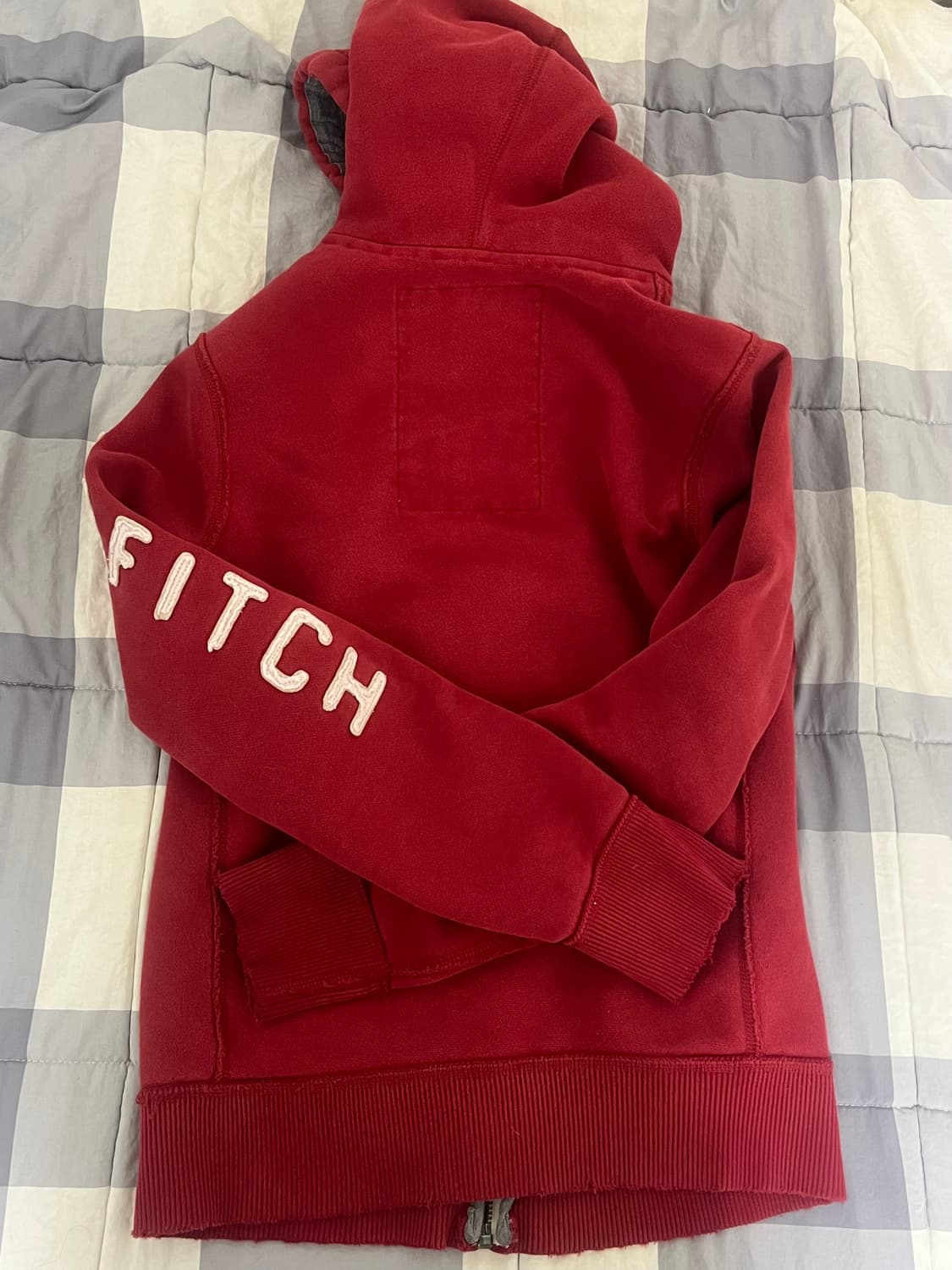 아베크롬비 레드 후드  상품이미지3