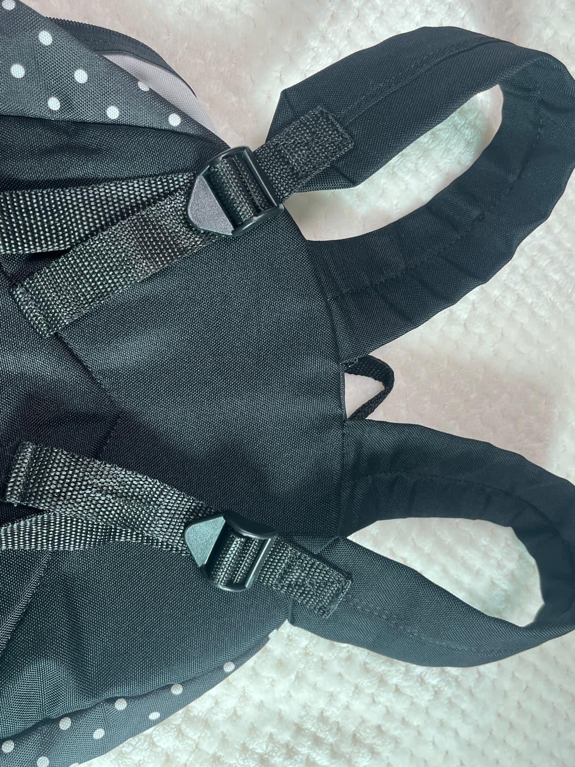 아식스 도트 땡땡이 백팩 블랙 빈티지 상품이미지6