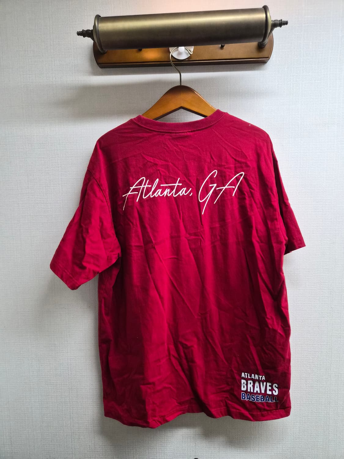 XL/110) 미첼앤네스 MLB 애틀란타 브레이브스 반팔티 팝니다 상품이미지2