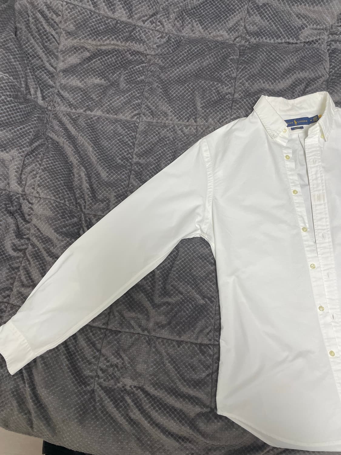 폴로 아이코닉 옥스포드 셔츠 슬림핏 M(QR정품) 상품이미지5