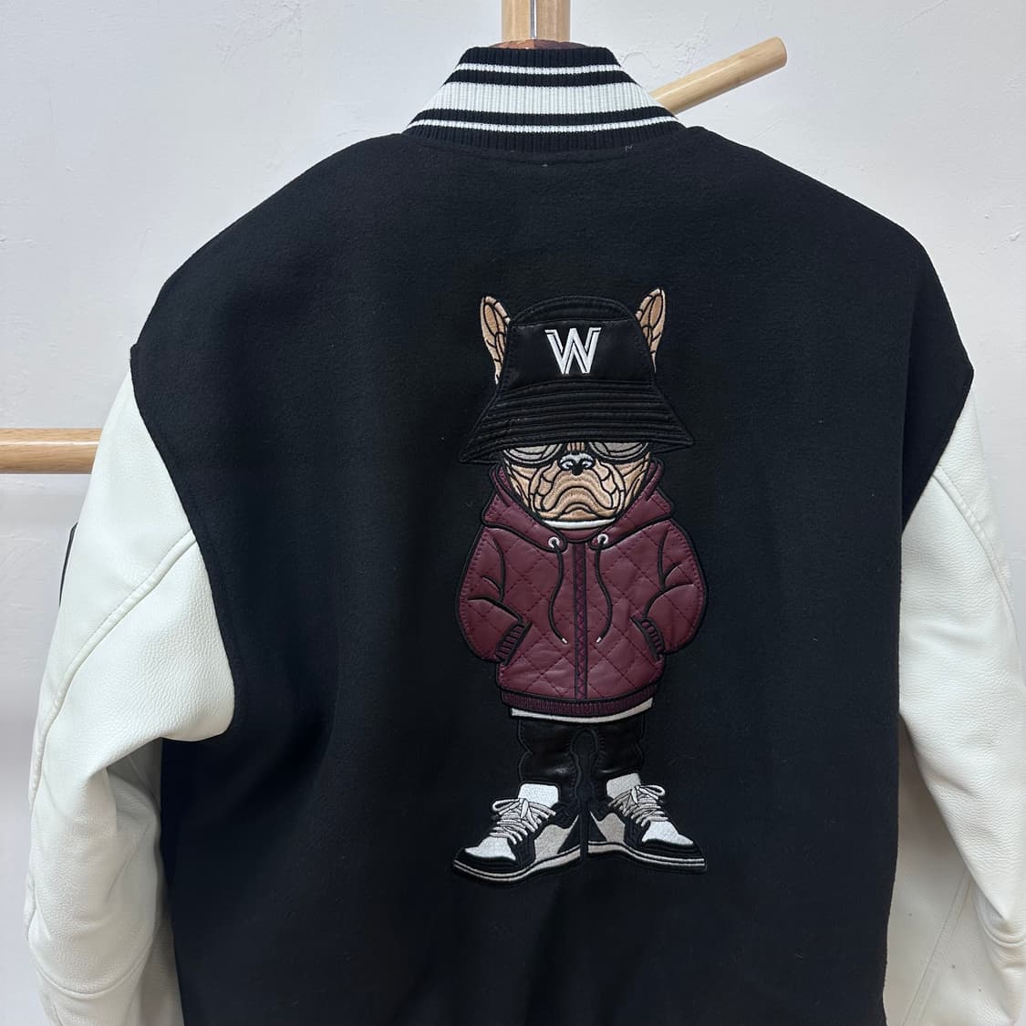 라이프워크 힙독 바시티 자켓 블랙 S사이즈 J25 상품이미지5