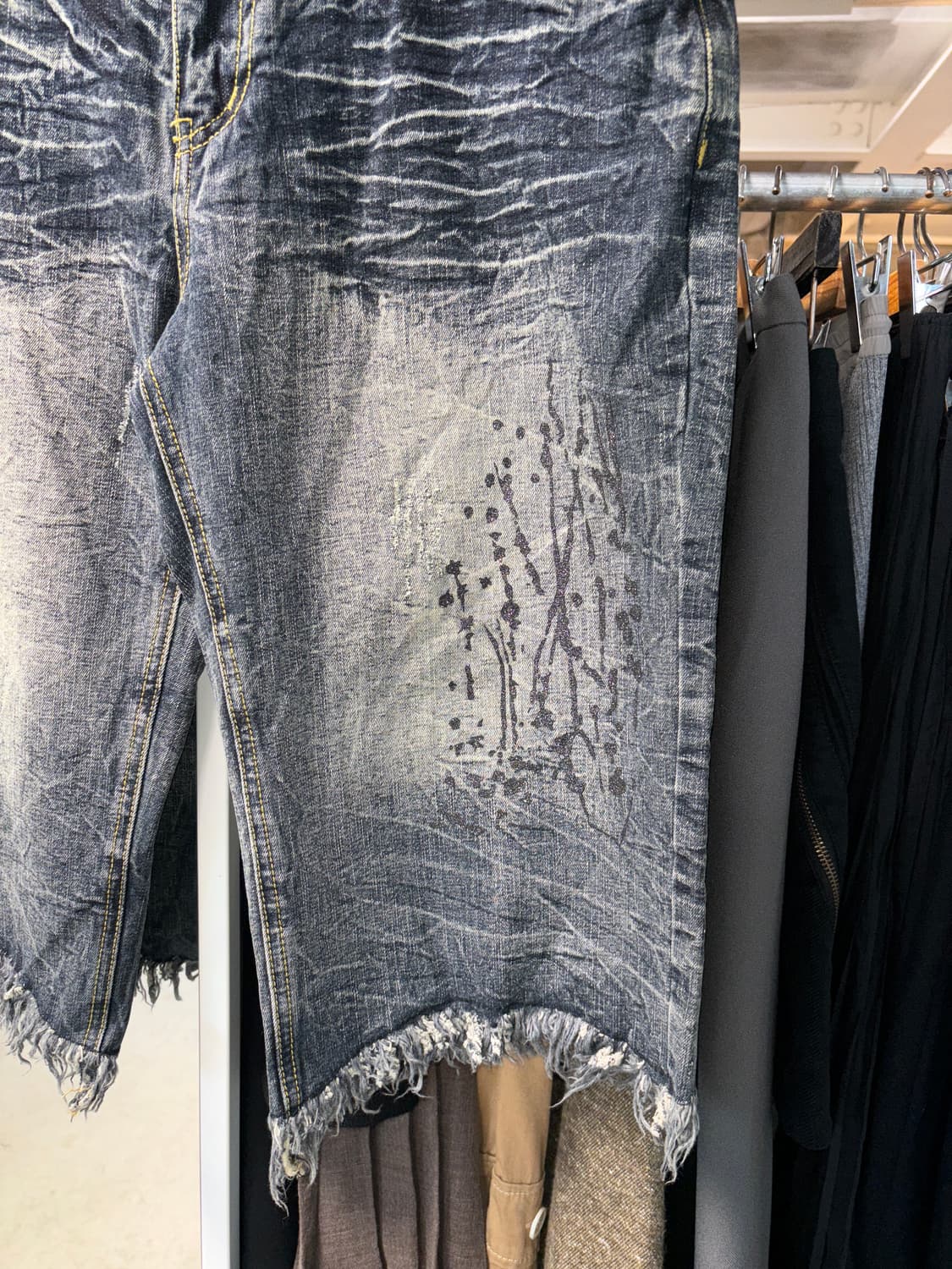 Lowbox 하프 데님팬츠 상품이미지4