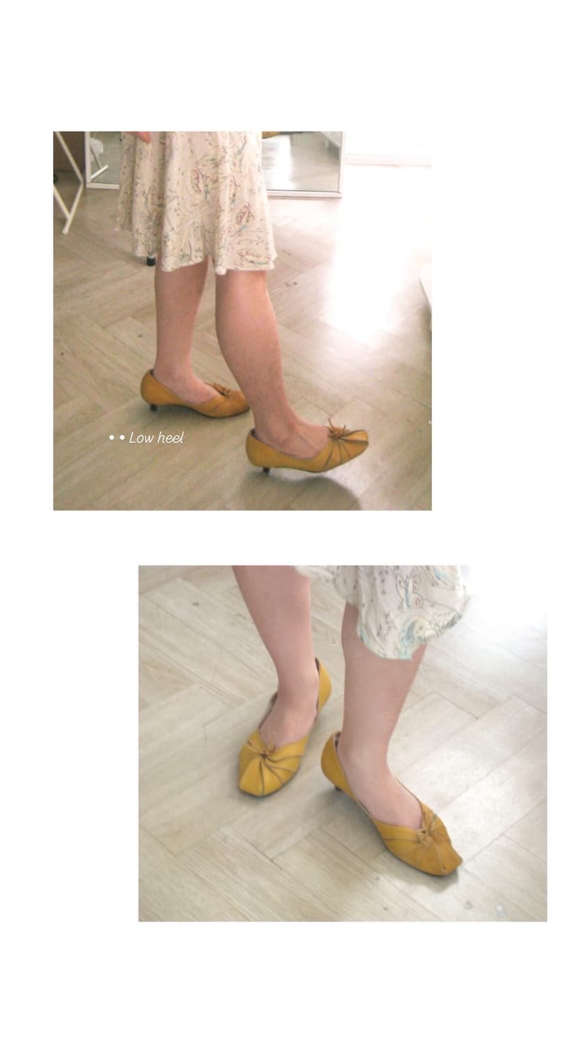 츠모리치사토 레몬 크로아상 슈즈 🍋 상품이미지3