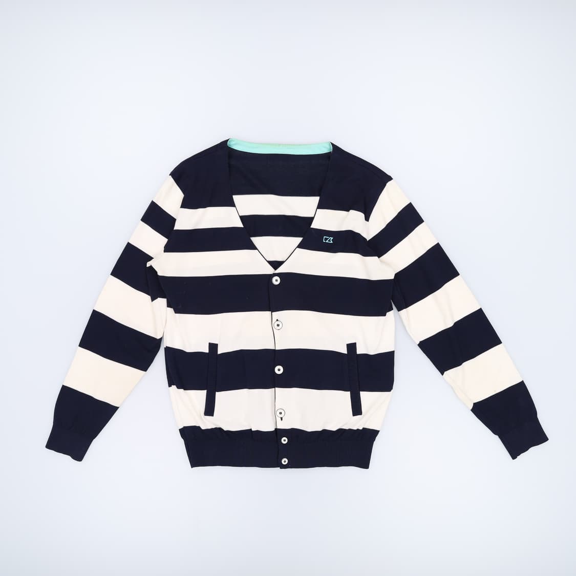 [100] 커터앤벅 골프 스트라이프 가디건 1103HR1 상품이미지1