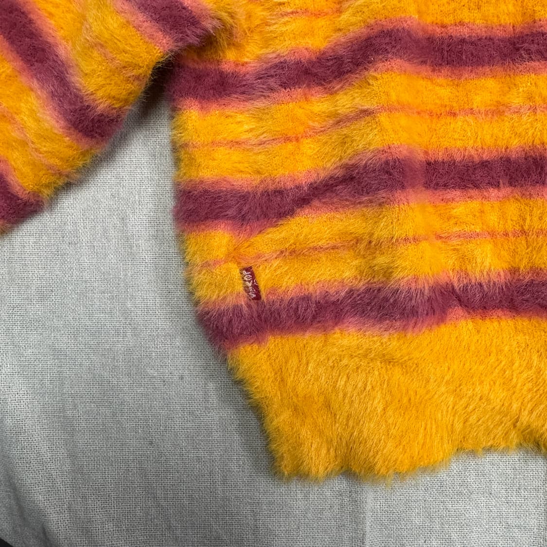 리바이스 우먼 크롭 앙고라 가디건 XS 상품이미지4