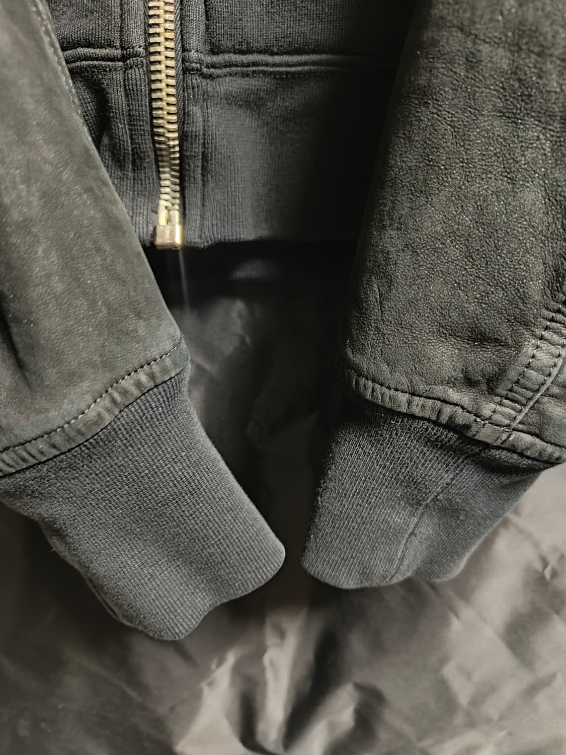 릭오웬스 레더 마운틴 후디 상품이미지3