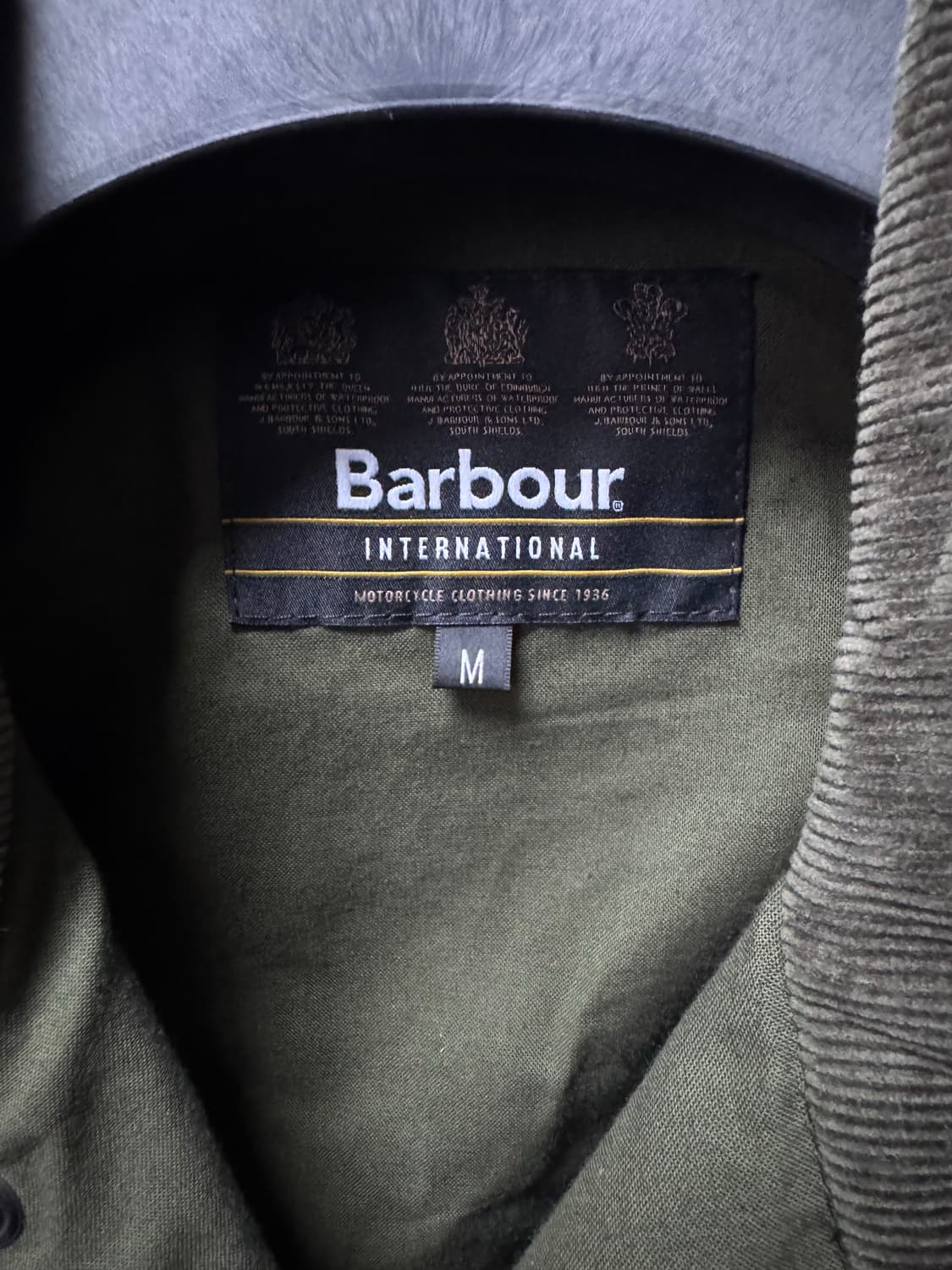 바버 인터네셔널 오일왁스 자켓 M(103) 상품이미지2